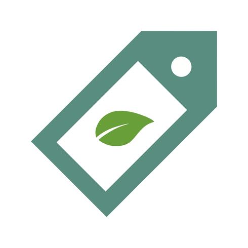 Eco Label Vector Icon