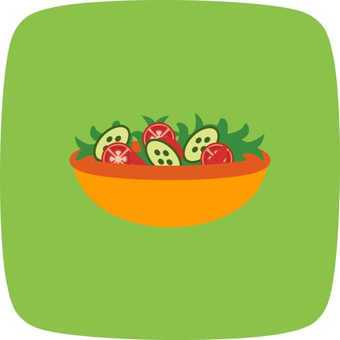 Vector icono de ensalada