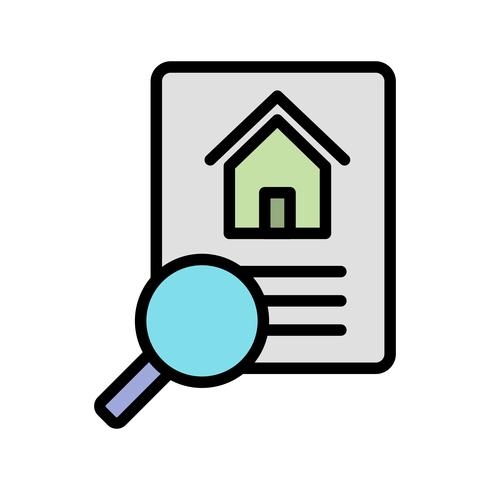 Property Search Vector Icon