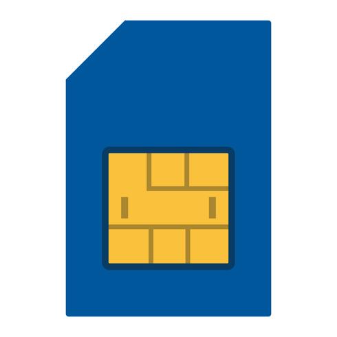 Sim Vector Icon