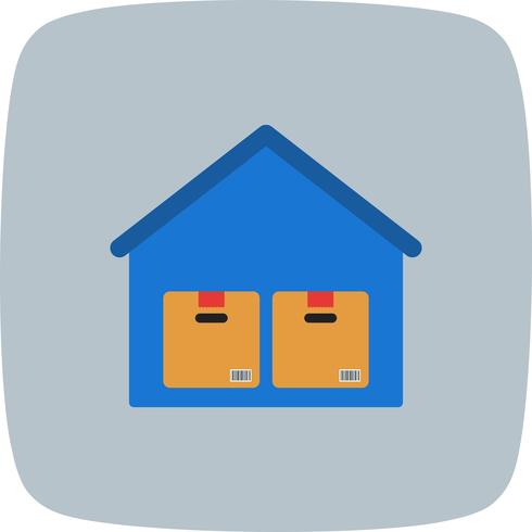 Storage Warehouse Vector Icon