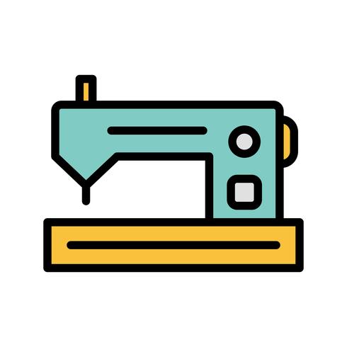 Icono de Vector de máquina de coser