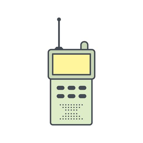 Walkie talkie Vector Icon