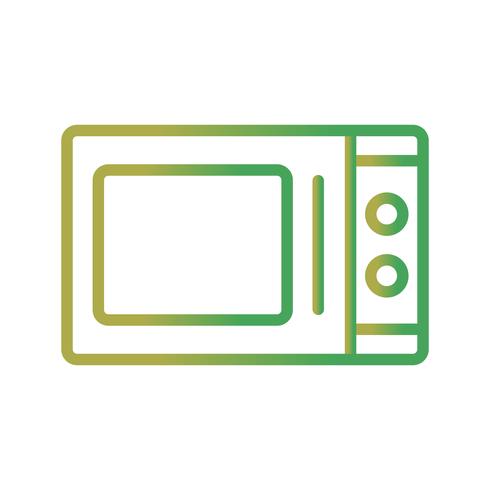 Microwave Oven Vector Icon