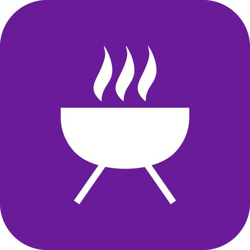 Icono de vector de barbacoa