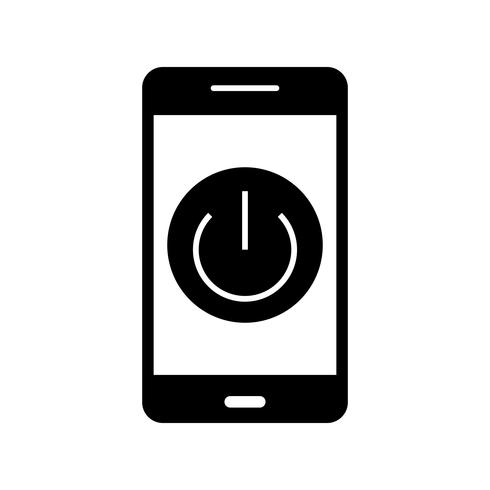 Power off Mobile Application Vector Icon