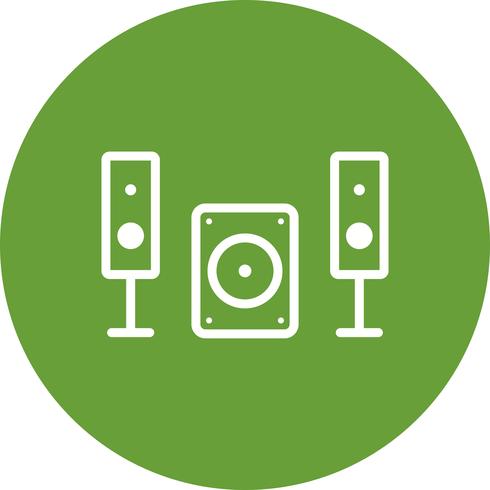 Music System Vector Icon