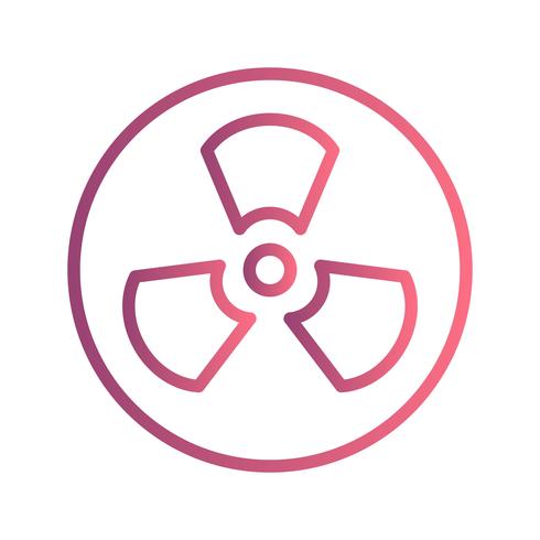 Radiation Vector Icon