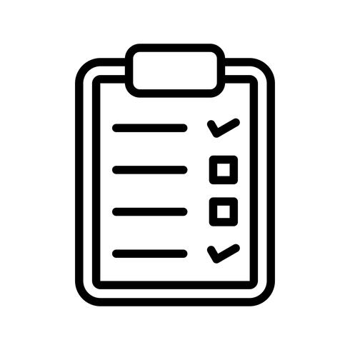 Vector Checklist Icon