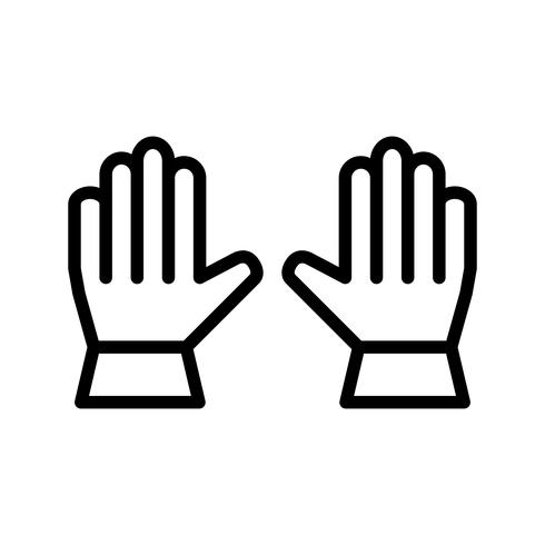 Icono de Vector de guantes