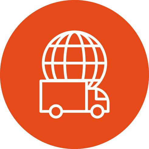 Vector Global Delivery Icon