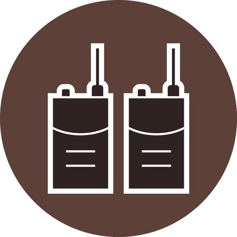 Walkie talkie Vector Icon