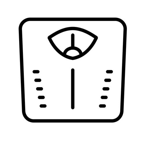 Vector Weight Machine Icon