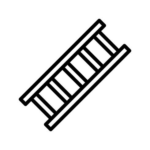 Icono de vector de escalera