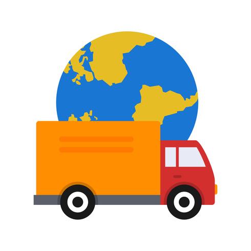 Vector Global Delivery Icon