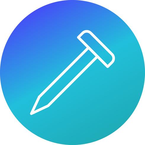 Nail Vector Icon