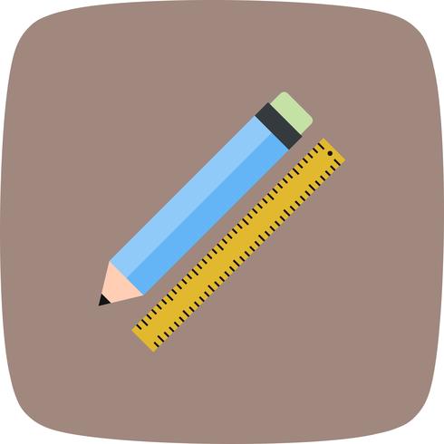 Vector Pencil  Ruler Icon