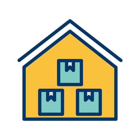 Storage Warehouse Vector Icon