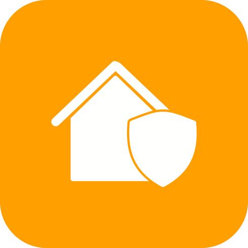 Protected House Vector Icon