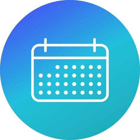 Vector icono de calendario