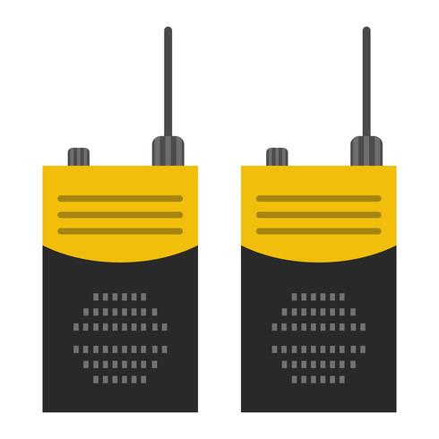 Icono de Vector de Walkie Talkie