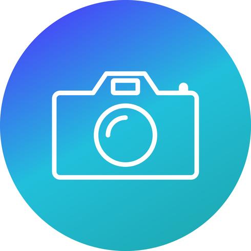 Icono de vector de camara