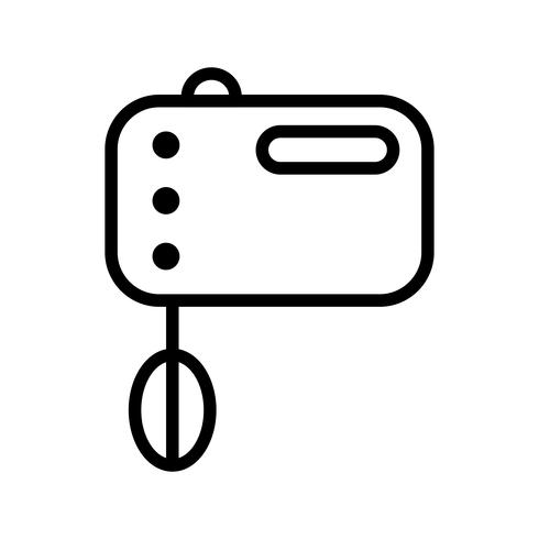 Food Mixer Vector Icon
