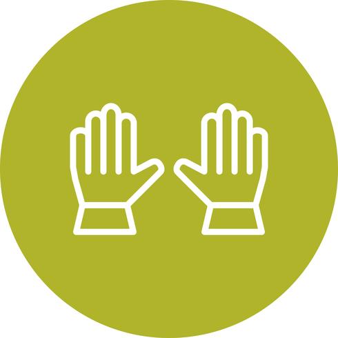 Icono de Vector de guantes