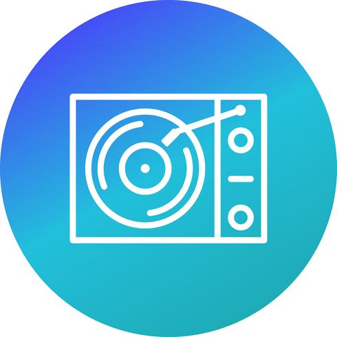 Reproductor de vinilo Vector Icon