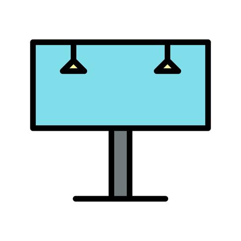Billboard Vector Icon