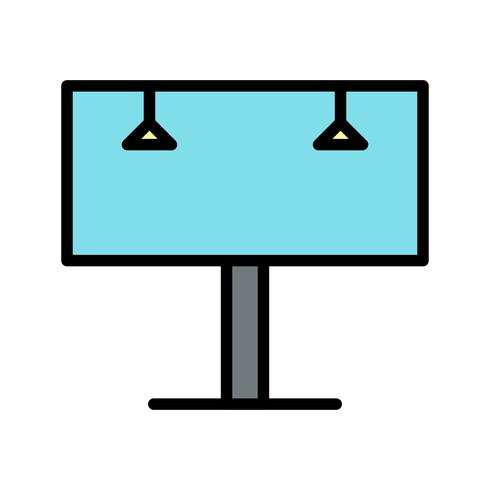 Billboard Vector Icon