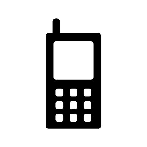 Icono de vector de teléfono celular