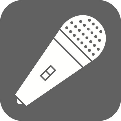 Icono de vector de micrófono
