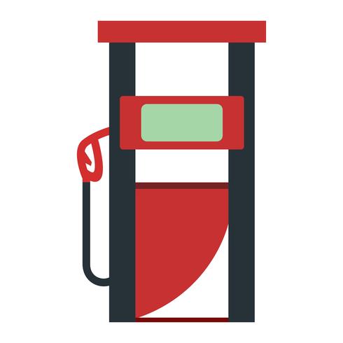 Icono de Vector de la estación de combustible