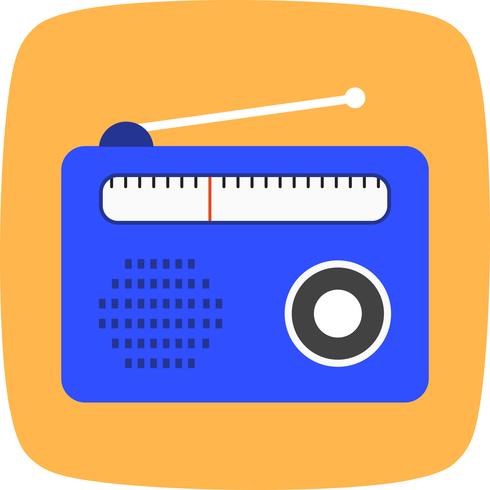 Icono de vector de radio