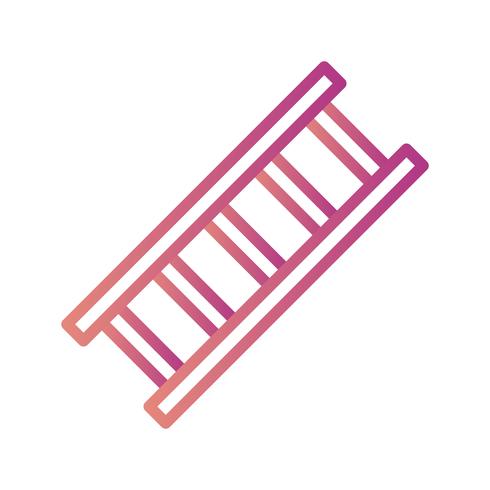 Icono de vector de escalera