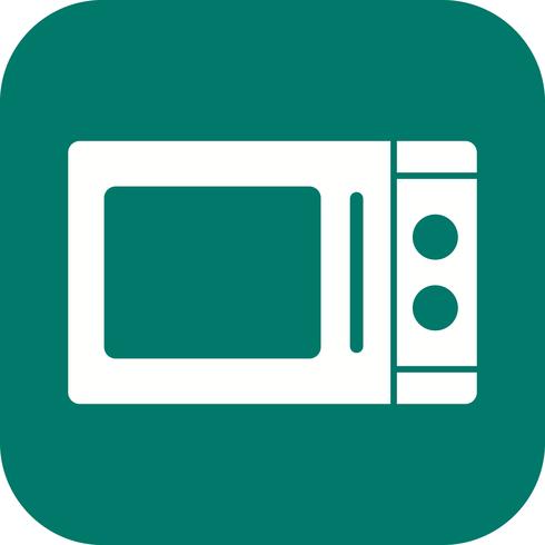 Microwave Oven Vector Icon