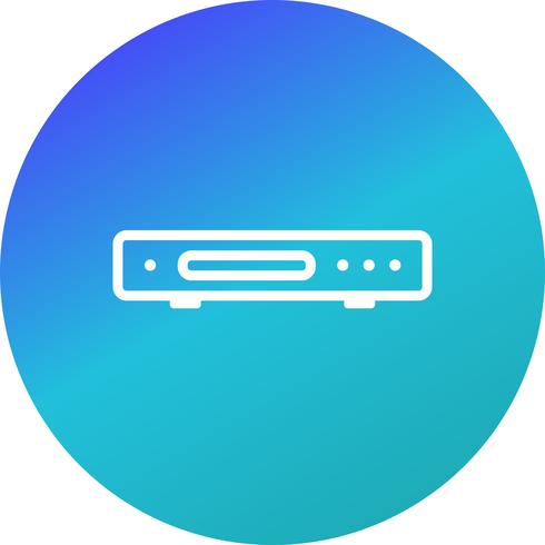 Dvd Player Vector Icon