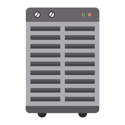 Icono de Vector de refrigerador de habitación