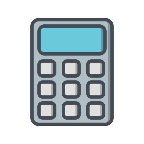 Vector icono de calculadora