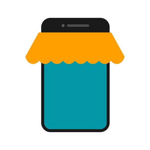 Vector Online Shopping Icon