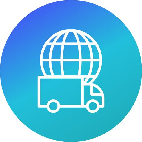 Vector Global Delivery Icon