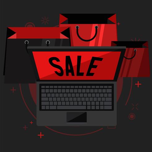 Cyber Monday Day of discounts vector