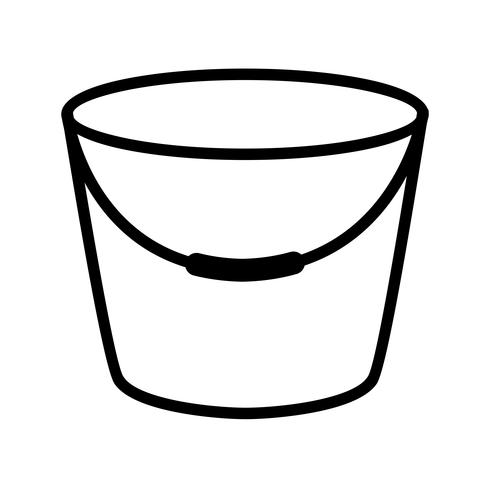 Bucket Vector Icon