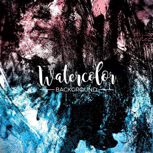 Abstract hand painted watercolor background texture vector