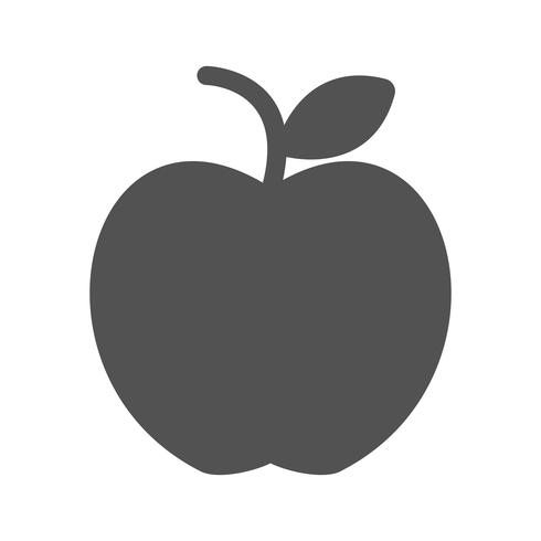 icono de vector de manzana