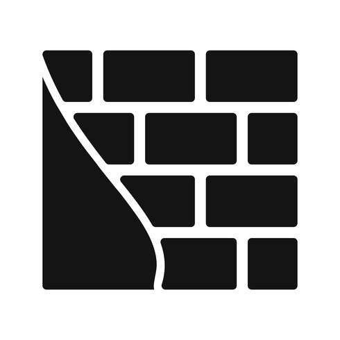 Brick wall Vector Icon