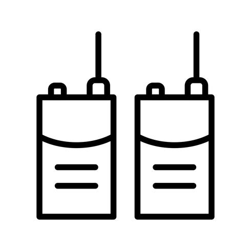 Walkie talkie Vector Icon