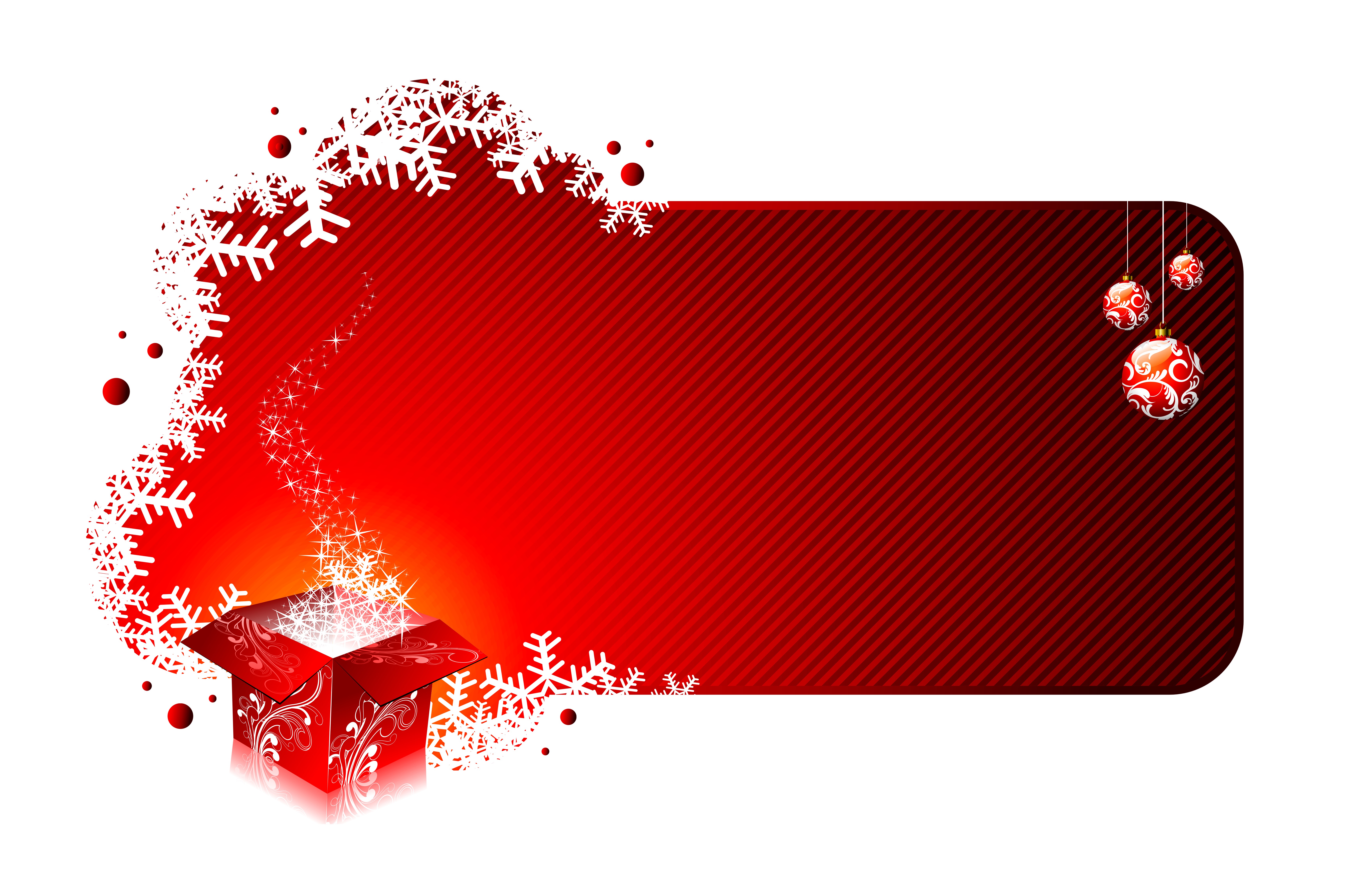 Christmas illustration with gift boxes on red background 357852 Vector