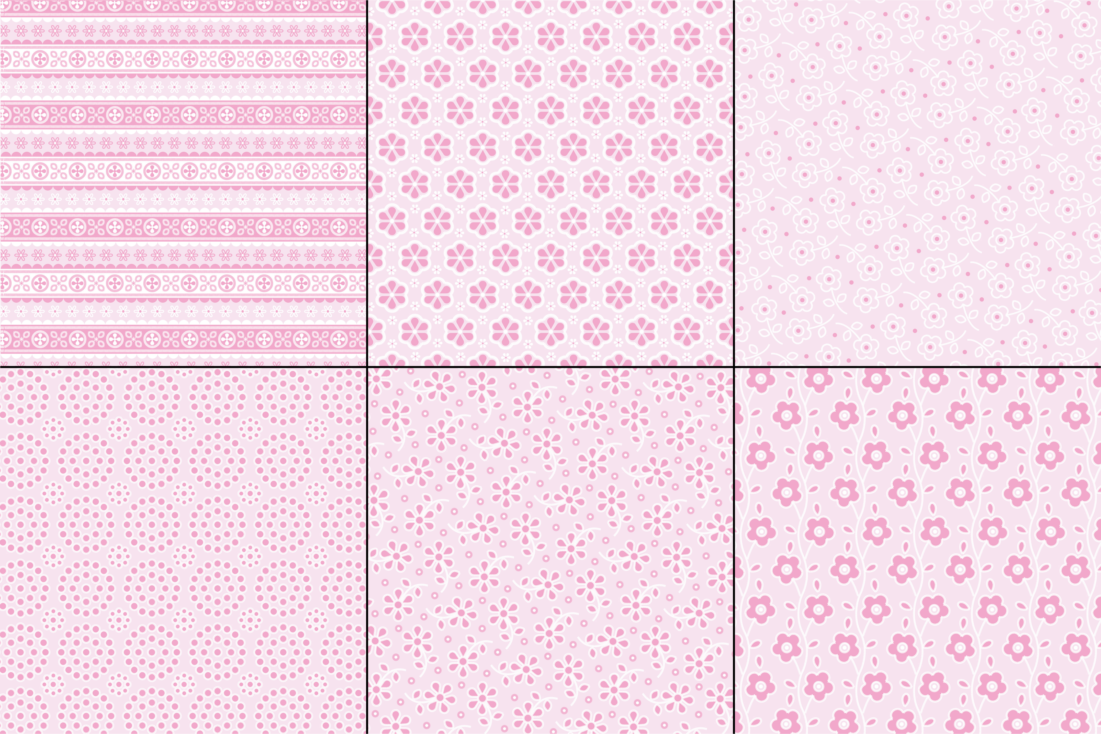 pastel pink eyelet embroidery patterns 357931 Vector Art at Vecteezy